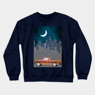 4x4 night driver Crewneck Sweatshirt